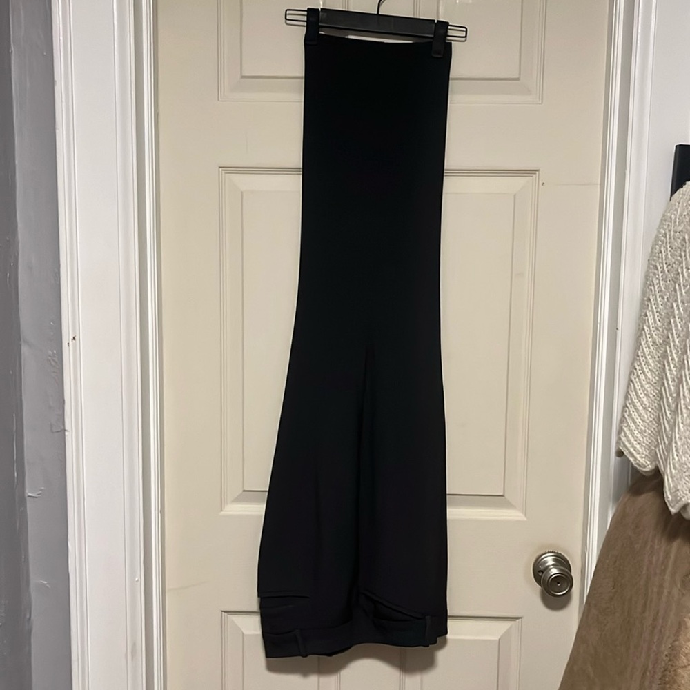 Charcoal gray dress slacks